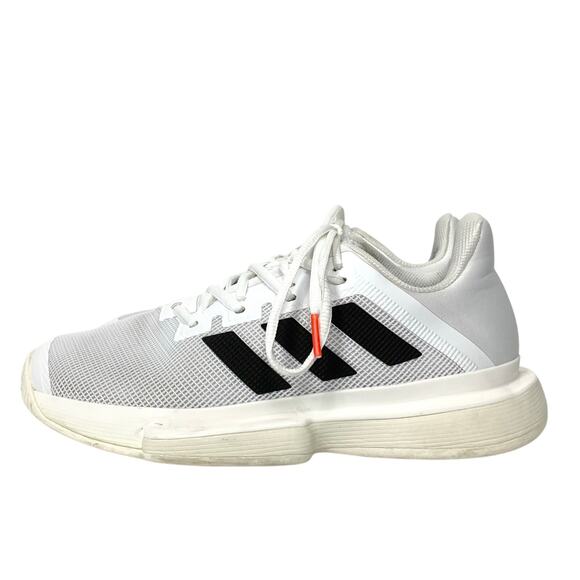 Adidas Solematch Bounce Tokyo Tennis Shoes Textile Upper Cloud White Size 8 - Picture 1 of 14